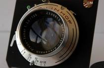 LINHOF SCHNEIDER XENAR 135 3 8 red triangle large lens 407L