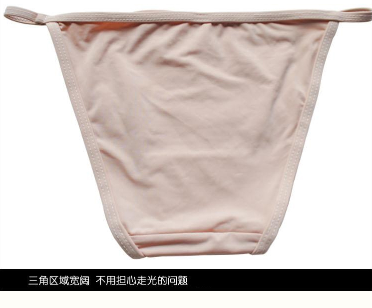 Đồ bơi bikini mẫu catwalk vô hình xà cạp đồ lót nữ với tam giác thong T quần chống trong suốt các loại quần lót nam