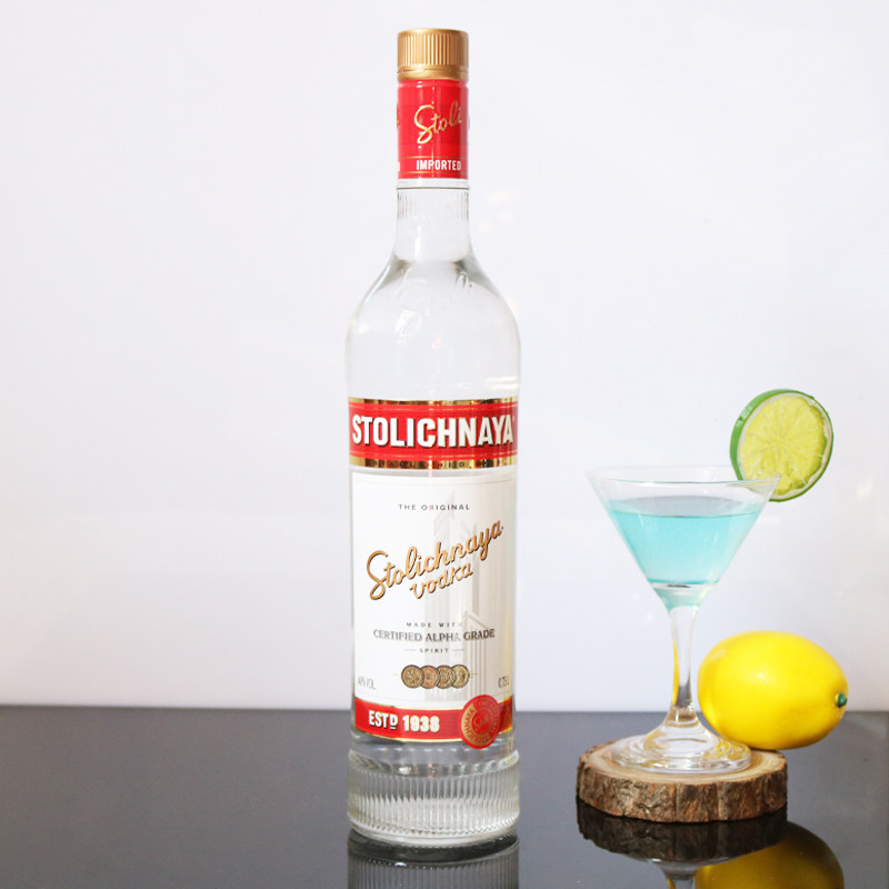 Ocean wine Russia was originally made of Soviet red card vodka STOLICHNAYA VODKA Su Red Vodka