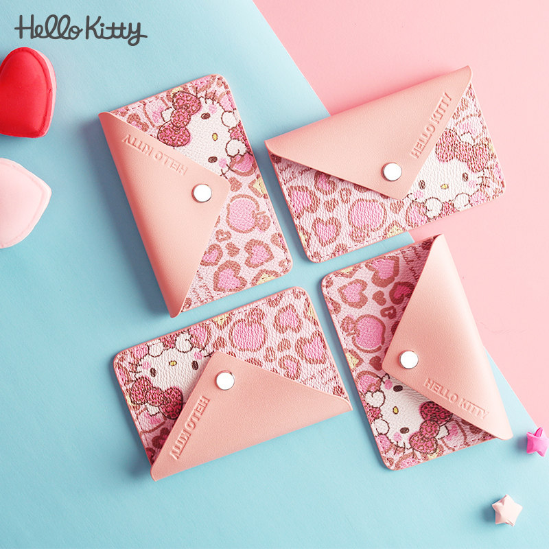 hello kitty2020 new Chains net red BAO WELN pink adorable sweet and zero wallet small card bag