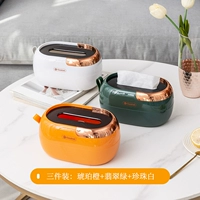 Три куски [Emerald Green+Pearl White+Amber Orange]