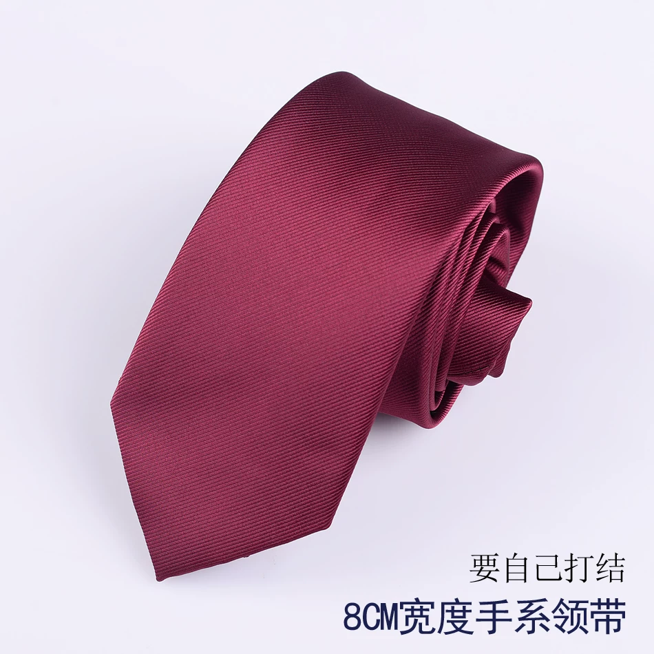 Tie Korean style, universal black, multiple lengths (47/38/30 cm) and width/zip options