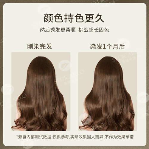 Без мели с оправданием опускания с окрашиванием для волос с кремовым пузырьком