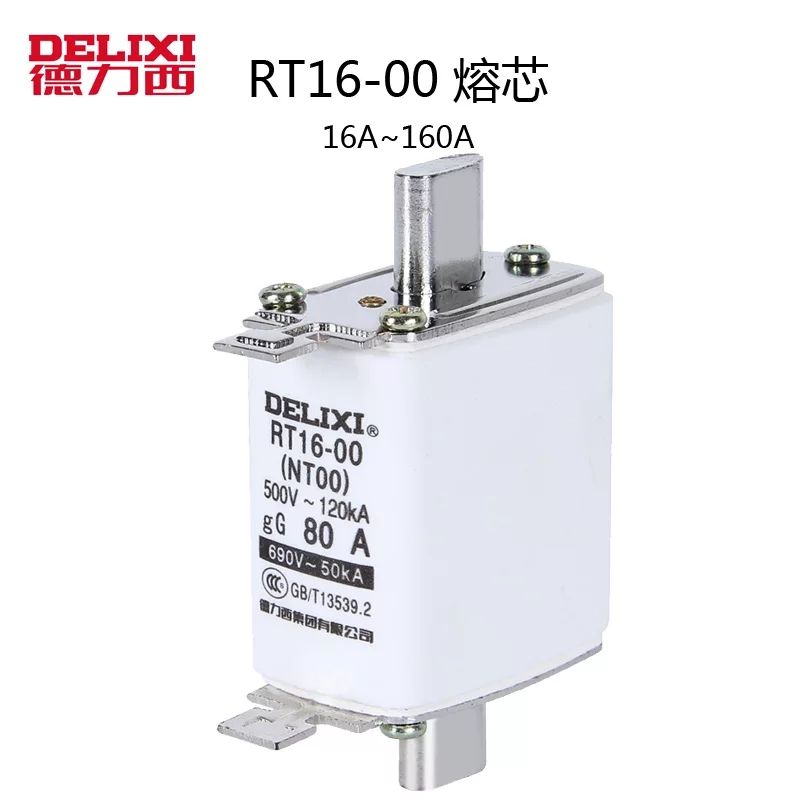 Delixi RT16 NT00 32A40A50A 63A 100A125A 160A Ceramic Fuse Fuse