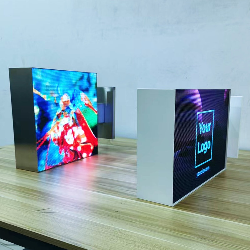 Led Double-Sided Side-Mounted Screen Outdoor Double-Sided Screen Full-Color Waterproof Door Head Light Box