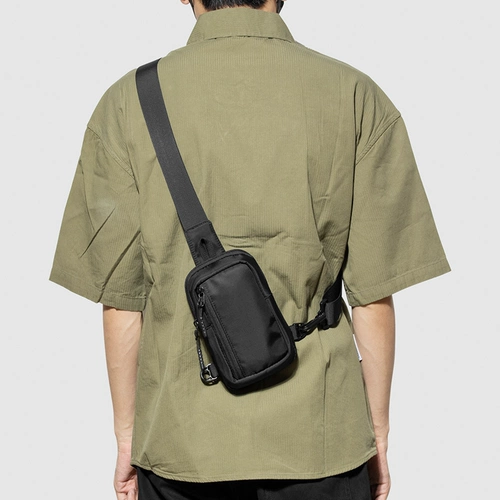 Мужская маленькая сумка на одно плечо, барсетка, спортивная поясная сумка, нагрудная сумка, для бега