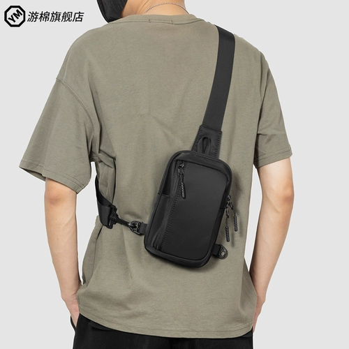 Мужская сумка через плечо, универсальная маленькая нагрудная сумка для отдыха, летняя сумка на одно плечо