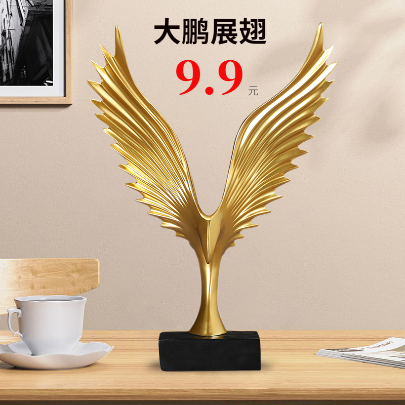 Grand Peng Pre-spread Wings Grand Exhibition Macro Picture TV Box Home Living room Office Desktop Wine Cabinet Adornment Hawk-Taobao