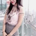 Tình yêu nhà tùy chỉnh áo voan với siêu cổ tích thêu vai thêu khí chất ngọt ngào áo sơ mi nữ hàn quốc cao cấp Áo sơ mi chiffon ren