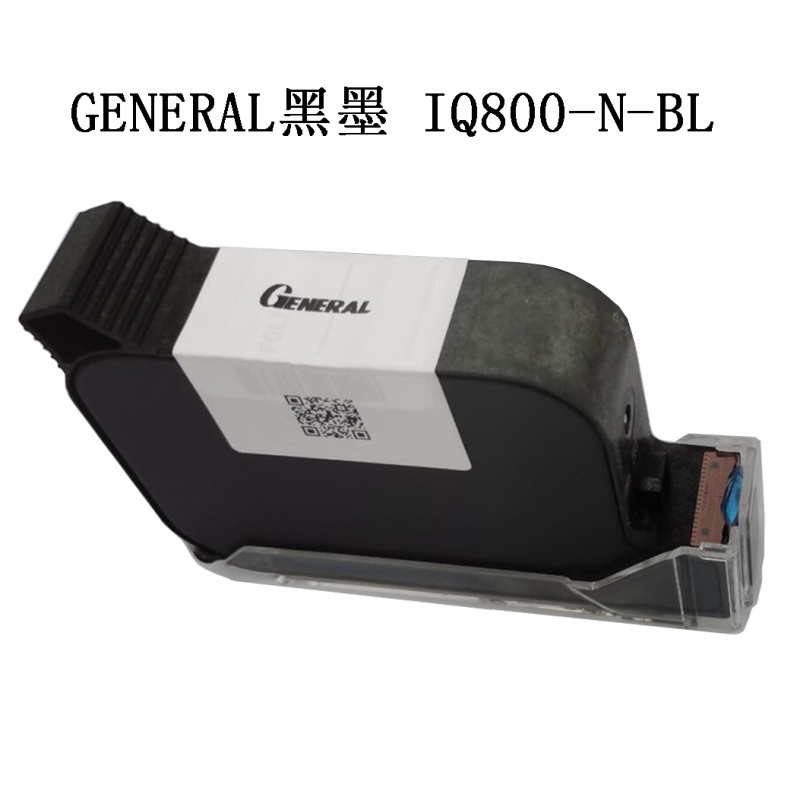 General-Iq800-N-Bl, Iq880 Quick-Drying Original Imported Black Solvent-Based Inkjet Printer Ink Cartridge