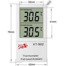 Aquarium fish tank amphibious electronic mini thermometer thermometer suspended turtle tank water thermometer length