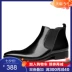 Giày da nam mùa đông Giày cao cổ nam Anh nhọn Martin ủng nam ủng trong giày Chelsea boot nam - Giày ống