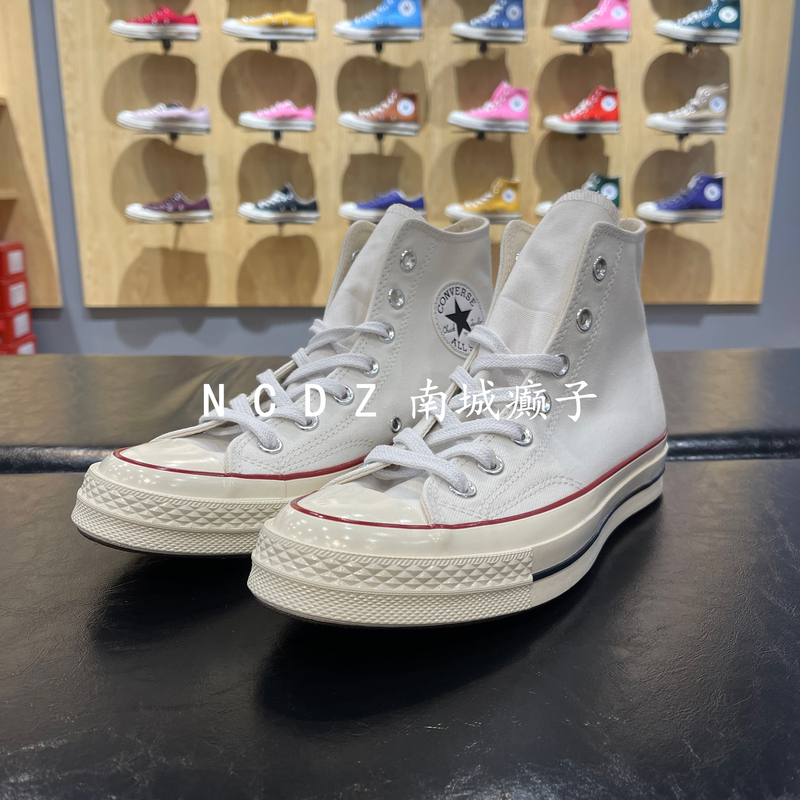 Converse 1970S Pure White High-Top Classic Retro Canvas Shoes 162056C162065C Converse 1970S Pure White High-Top Classic Retro Canvas Shoes 162056C162065C