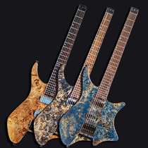 Listen to Rock Yate EART headless W1 double shake W2 fixed bridge metal rock electric guitar