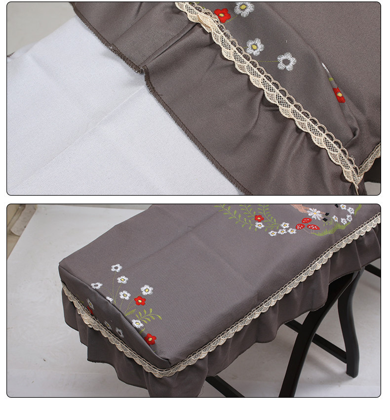 Чехол на фортепиано 梅花鹿图棉麻古筝罩防尘古筝盖布加厚布艺防滑古筝套琴披罩子通用