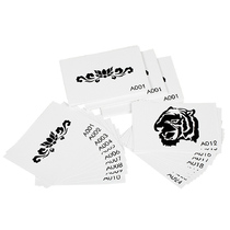 Opawz small paw printing fast dyeing template pet dyeing cardboard creative pet staining template