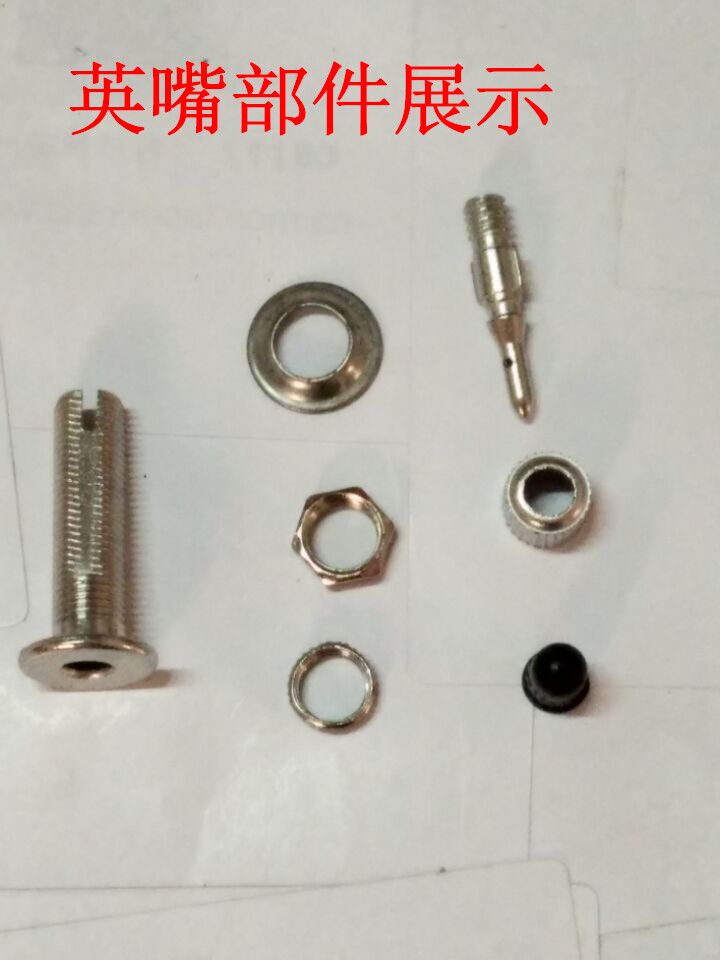 Bicycle valve core old-fashioned special valve inner tube tire mouth inflating needle valve American mouth British style