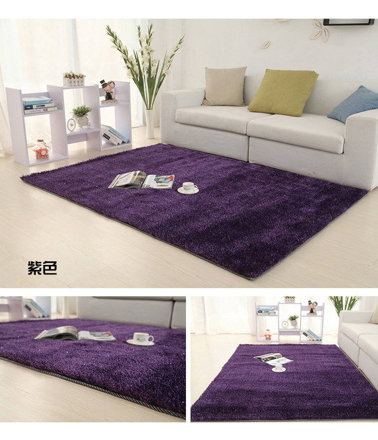 Hành lang cửa hàng gạch thảm cộng với lụa sáng thảm thêu trang trí gạch nền chăn thảm tóc dài Liangsi - Thảm thảm ngủ