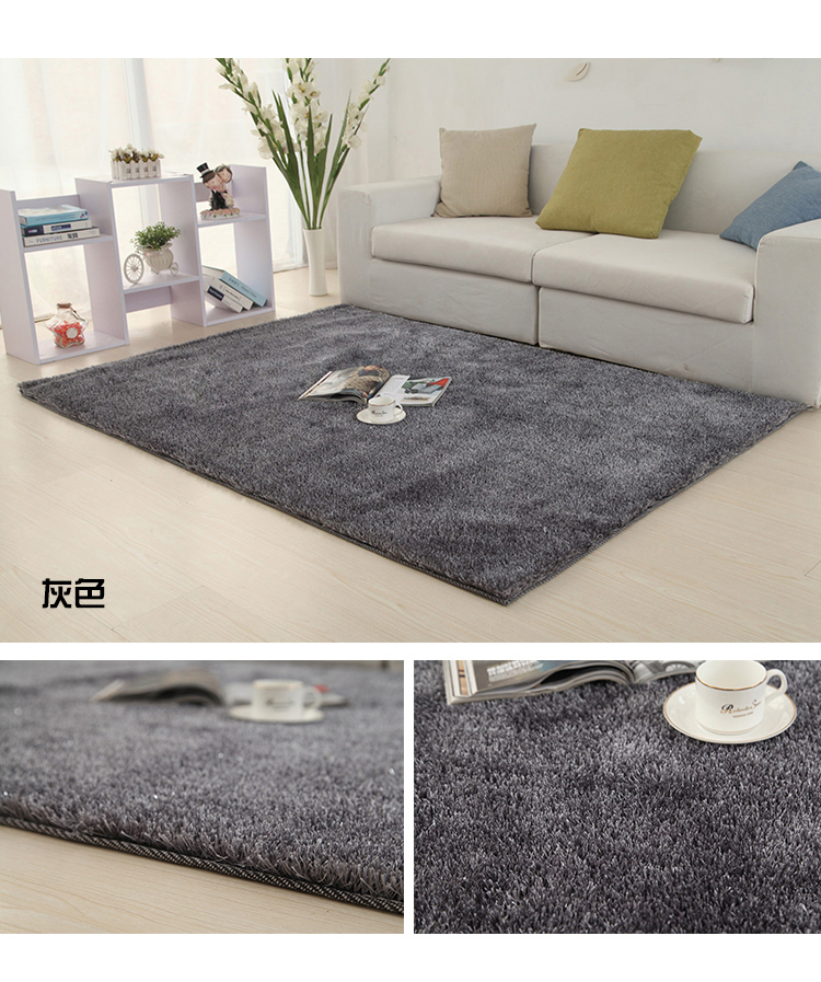 Hành lang cửa hàng gạch thảm cộng với lụa sáng thảm thêu trang trí gạch nền chăn thảm tóc dài Liangsi - Thảm thảm ngủ