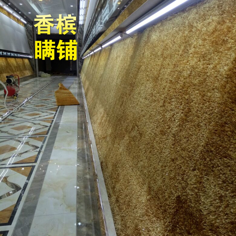 Dải thảm cửa hàng showroom trang trí hiện đại nền quần áo cửa hàng thảm lụa sáng lụa căng thảm trang trí thảm chơi cho bé