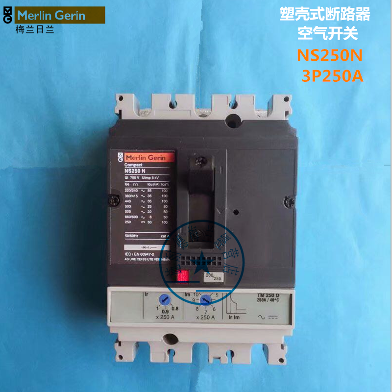 Schneider circuit breaker Meran Ryland circuit breaker NS250N 3P250A Air switch circuit breaker