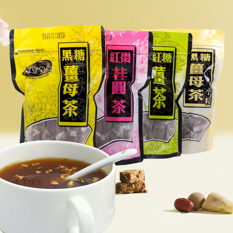 Taiwan Black Gold Legend Black Ginger Tea Tea Master Ginger Tea Mensus Ginger Tangyuan Little Bag Breeding