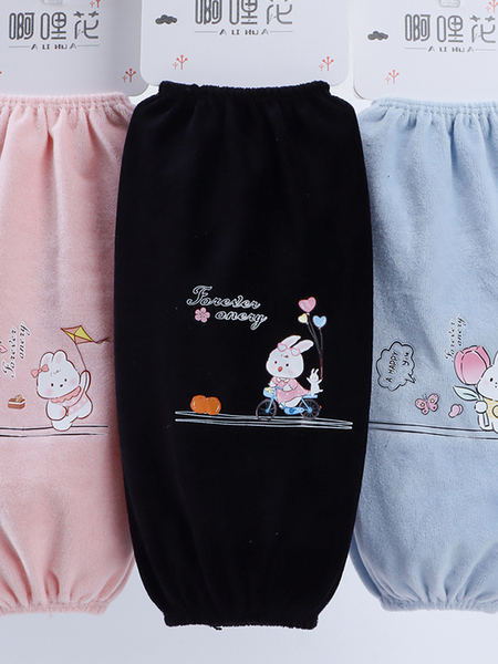 Korean Style Long Sleeve Covers, Cute for Women, Autumn and Winter, Work, Office, Stain-Resistant, Adult Household Chores, Kitchen, Anti-Fouling, down Jacket Sleeve Protectors