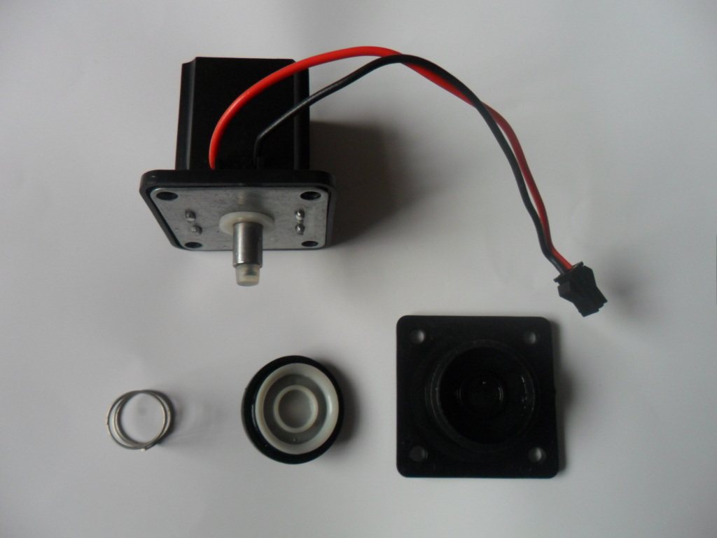 Induction faucet coil Urinal sensor Flushing solenoid valve Pulse motor Wire pack motor 6V