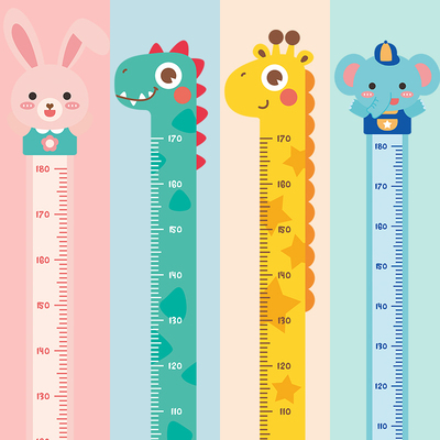 【图玛】儿童房自粘装饰身高贴