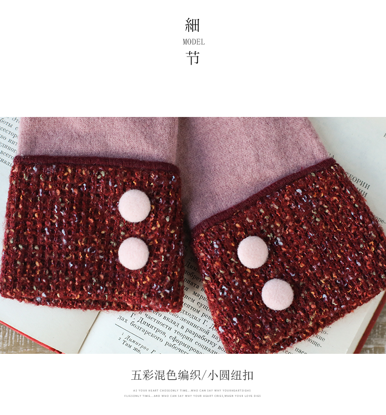 Gants pour femme MISMEMO en Laine cachemire - Ref 3153953 Image 17