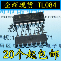 New TL084 TL084CN DIP-14 pin straight-plug quad op op amp JFET linear buffer