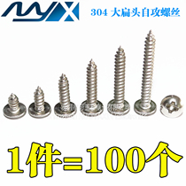 Iron head large flat head self-tapping screw TA umbrella screw M3 * 6 8 12 16 20 25