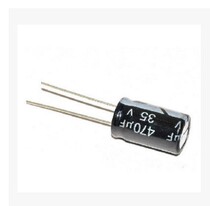 Electrolytic capacitor in-line 35V470UF 470UF 35V volume 10*17MM high quality electrolytic