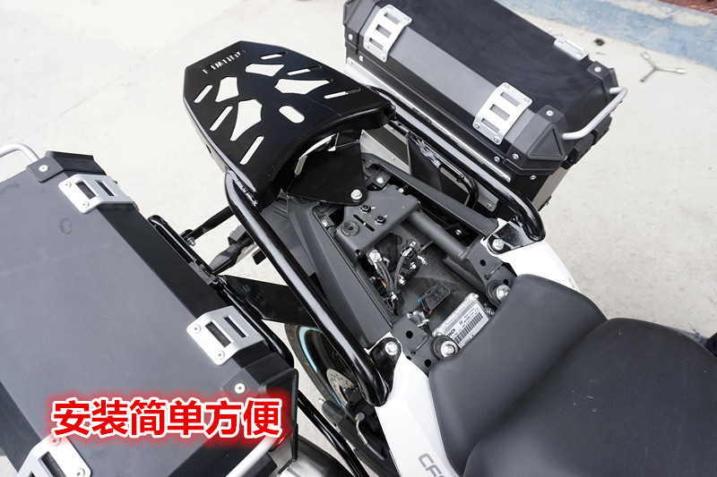Thích hợp cho gió mùa xuân GT400 đuôi ụ 400GT phía sau kệ đơn khung đuôi cánh GT400 đuôi hộp móc treo - Xe máy Sopiler khung bảo vệ xe nvx