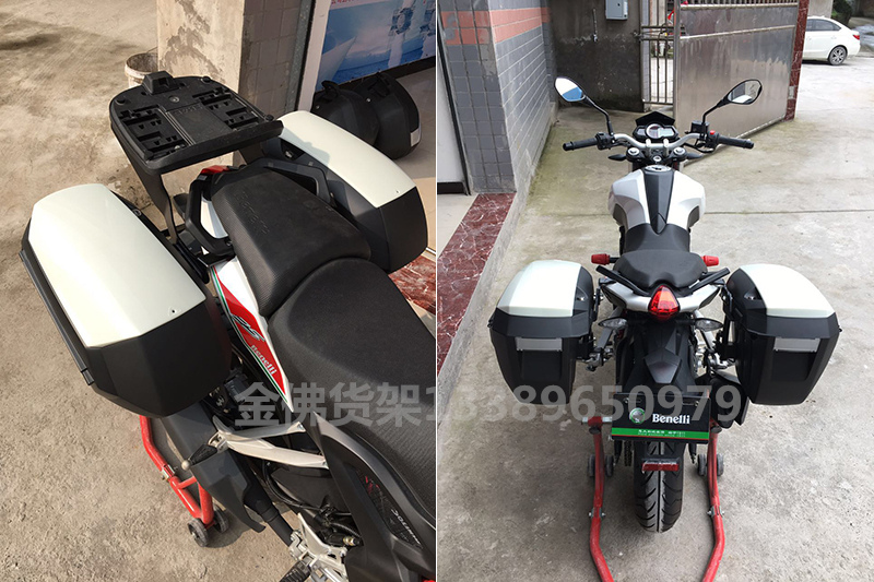 Qianjiang Benelli Little Huanglong 250 bên hộp hộp phía sau BJ250-15 Xiade bên hộp bên Hộp phía sau ụ - Xe gắn máy phía sau hộp cốp gắn sau xe máy