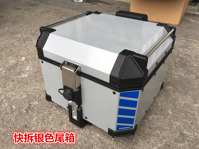 Xe máy DL250 hợp kim nhôm bên hộp DL250 độ bền kéo phiên bản hộp bên đuôi hộp thép Không gỉ 304 bracket side hộp thùng đựng đồ xe winner x