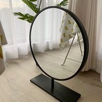 Круглый большой туалетный столик для спальни, настольное зеркало, популярно в интернете