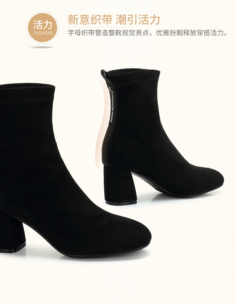 Giày nữ lạc đà 2018 mùa đông mới của phụ nữ boot nữ cao cổ