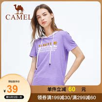 Camel Camel 2021 new summer top loose Korean solid color short sleeve t-shirt women