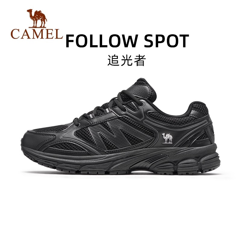 Camel Light Chaser Sports Shoes Men's 2026 Spring New Casual Shoes Men's Shoes Retro Jogging Shoes Breathable Running Shoes