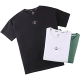 Мужская комфортная износостойкая летняя спортивная футболка с коротким рукавом для отдыха подходит для мужчин и женщин, сезон 2021, оверсайз, короткий рукав