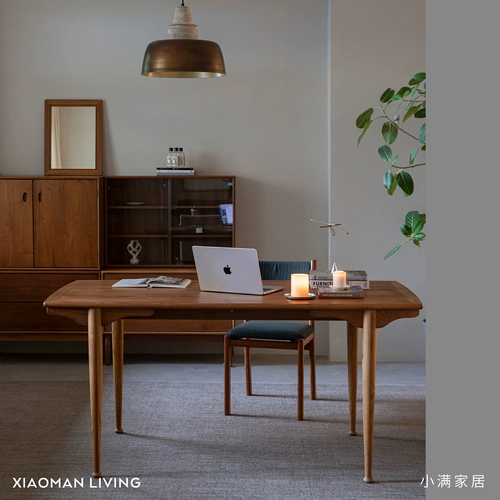 Xiaoman nordic my family table tiebu retro Столт с твердым деревом