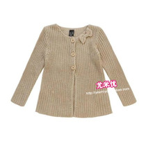 Export original single female baby infant early fall outside of the open shirt line clothes foreign trade for 0-12 months break code clear cabin