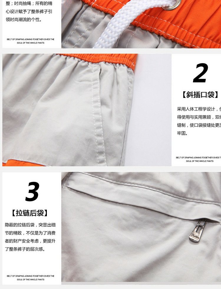 Mùa hè quần lửng ống rộng quần nam quần cotton 5 điểm năm điểm quần quần cotton cotton nam mùa hè - Quần bãi biển 	quần đi biển cho nam đẹp	