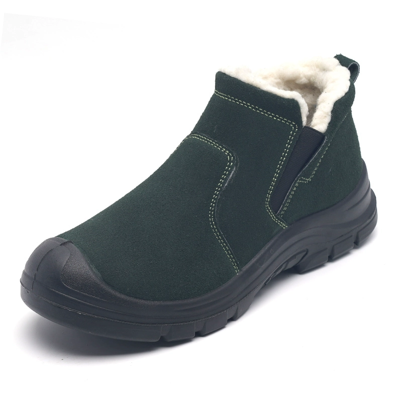 Winter new velvet labor protection shoes for men, anti-puncture, anti-smash, dust-proof and wear-resistant work shoes for men, soft-soled construction site shoes for welders