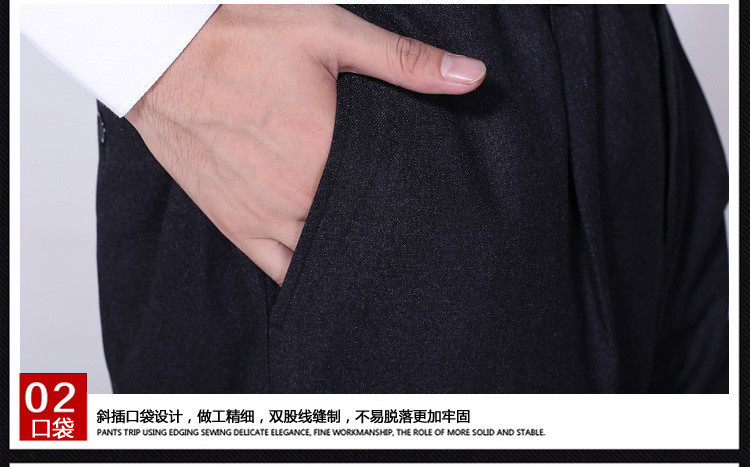 Pantalon en vrac pour grands chantiers en coton pour automne - Ref 1469399 Image 43