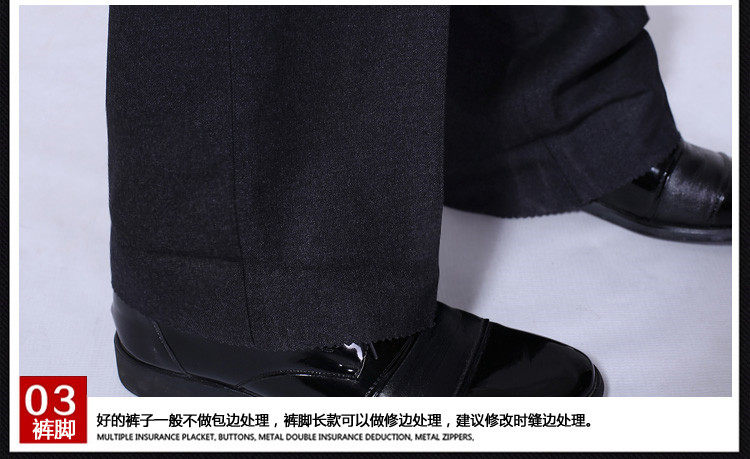 Pantalon en vrac pour grands chantiers en coton pour automne - Ref 1469399 Image 44