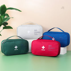 First aid kit, portable medicine kit, emergency medical kit, household medicine kit, medicine box storage bag, primary school student epidemic prevention kit