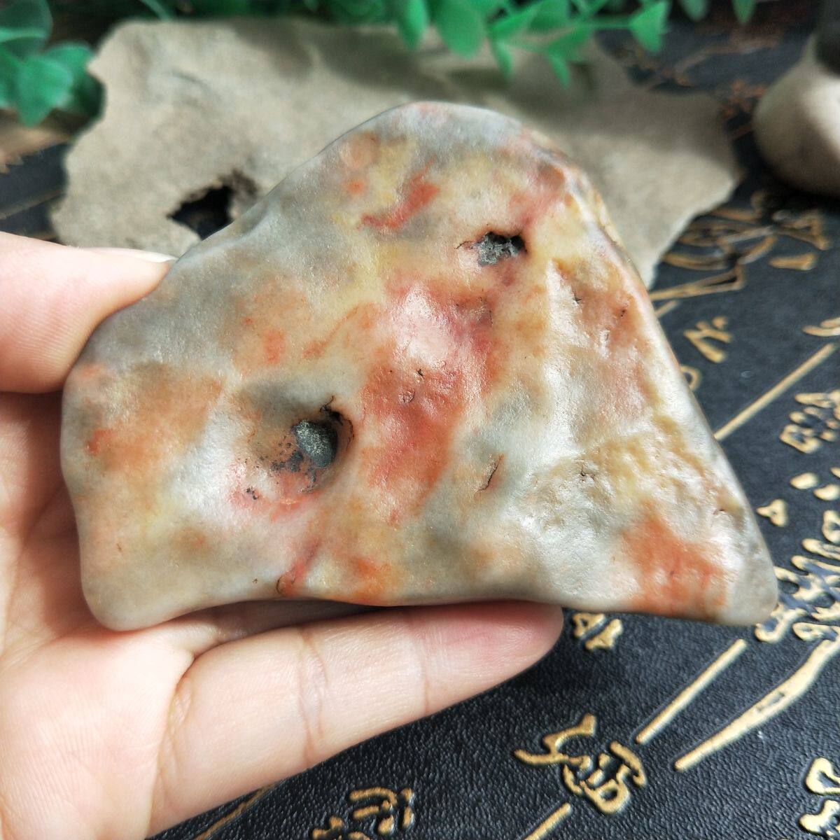 товар из китая 奇石玛瑙玉器玉料乌尔禾金丝玉宝石光新疆戈壁玉彩玉原石正品包邮