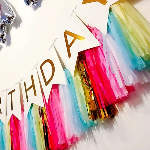 Бумажный поток Sura Flower Декоративная свадебная комната поставки на день рождения детское сад сцены сцены